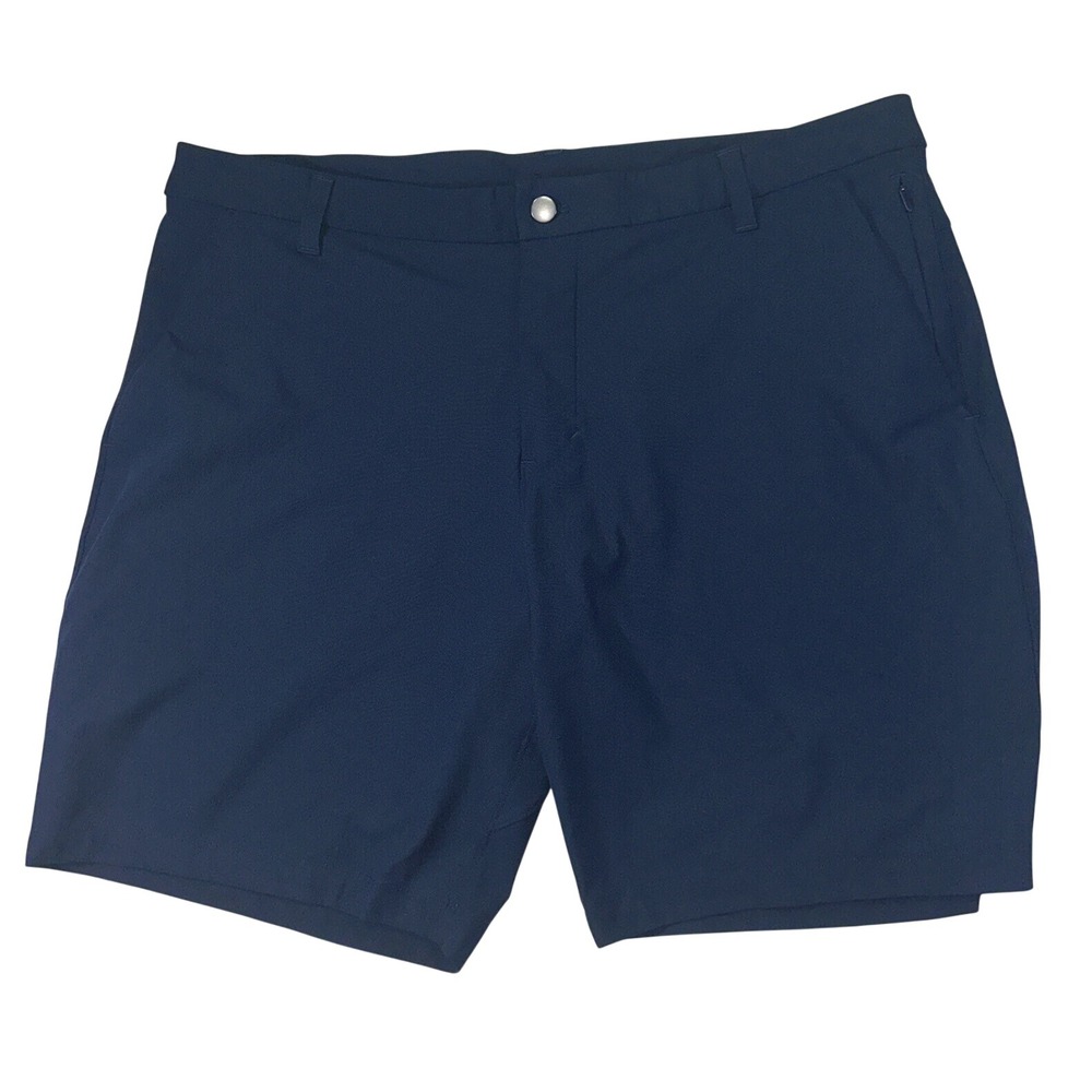 Lululemon Commission Shorts Slim Warpstreme‎ 9" Mens Size 38" True Navy Stretch